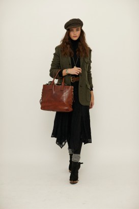 Layers + Visibly bunched socks // via style.com