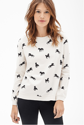 Pony Sweater // via forever21.com